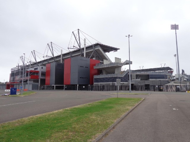 The Hunter Stadium. Among other sports, it hosts chariot racing, like I saw on the television in tha...
