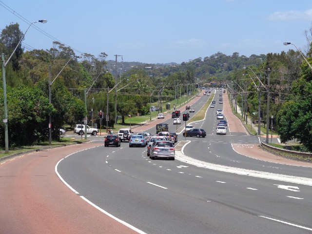 The pink strips are only actually bus lanes for a few hours each morning but nobody else is using th...