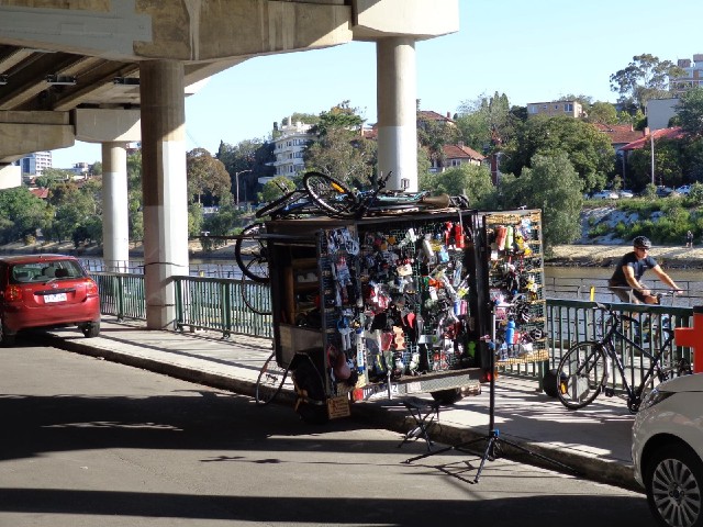 A mobile bike repair shop!