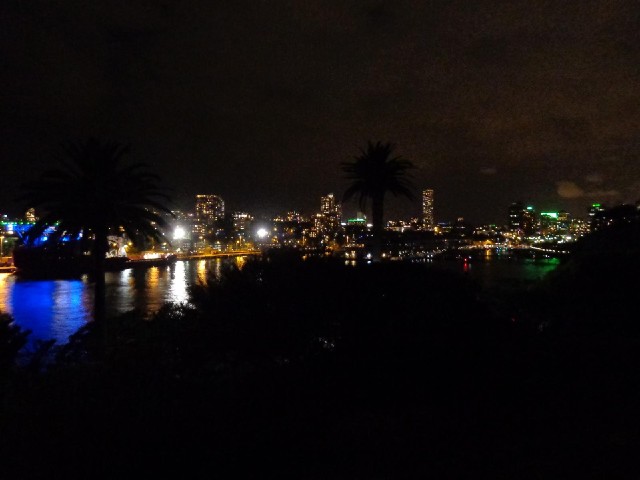 Wooloomooloo Bay by night.