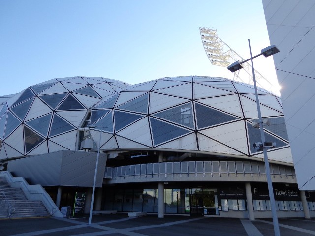The stadium.