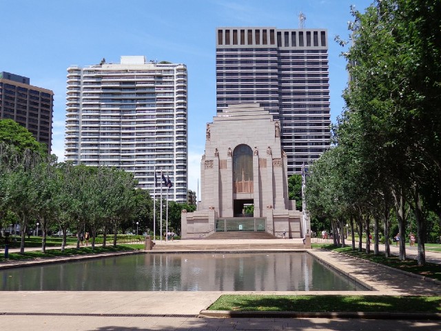 The ANZAC monument.