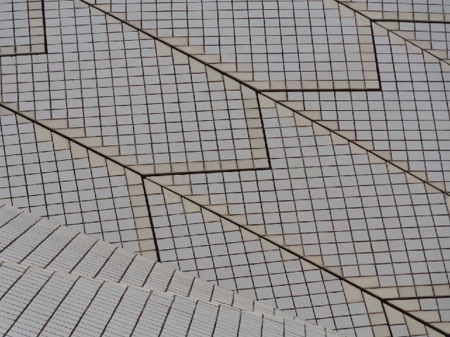 Tiles. According to our tour guide, there are 1056006 of them.