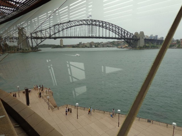 View from the opera house.
