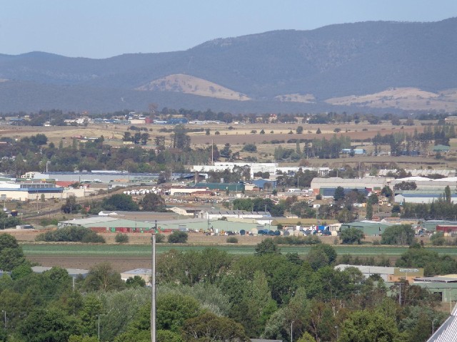 The view from a high part of Bathurst.