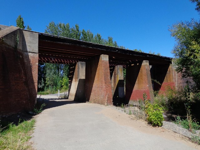 A railway bridge.