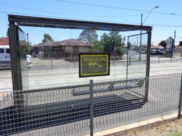 Here's a better view of one of the tram warning signs which I mentioned nearly two months ago in ...