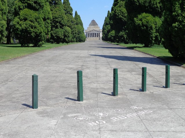 The Shrine of Remembrance.