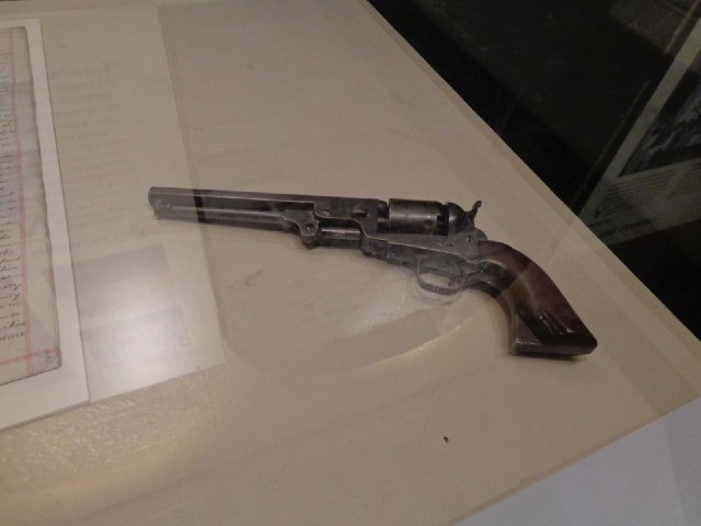 The gun which Ned Kelly used at Glenrowan.