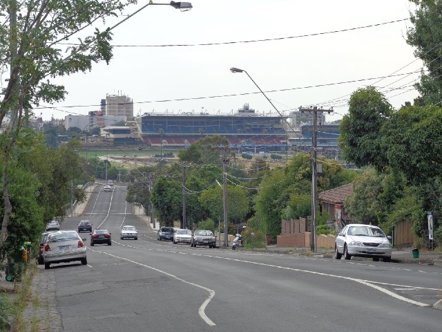 The Moonee Valley racecourse.