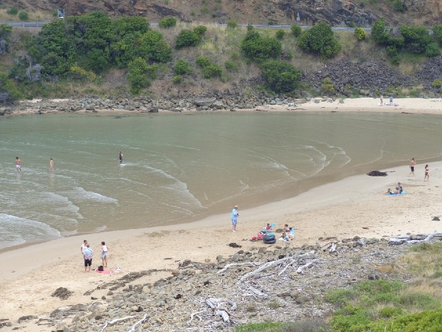 Another beach, in the mouth of another river.