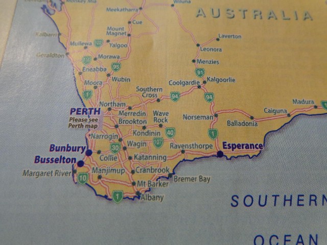 This is the brochure from the hotel booking agency through which I booked the hotel in Bathurst wher...