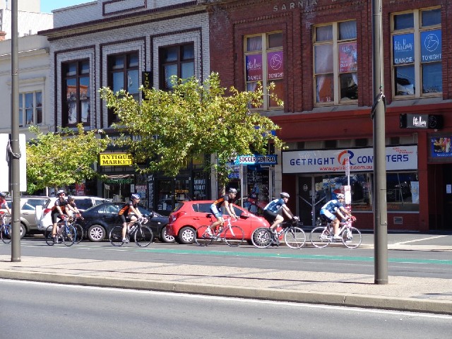 Adelaide is pretty quiet this morning. Cyclists practising for the races are almost the only people ...
