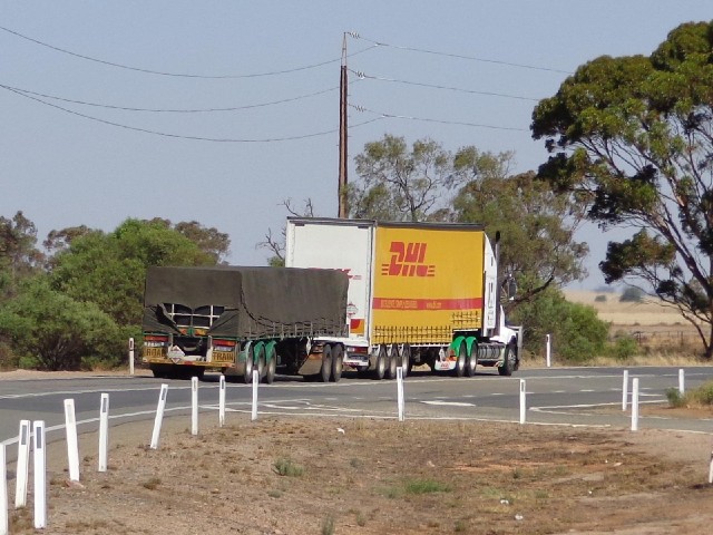 I'm starting to see vehicles labelled as road trains now, although in the whole day I would only see...
