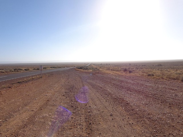I was following the road out of Port Augusta, thinking how the traffic was much lighter than I had e...