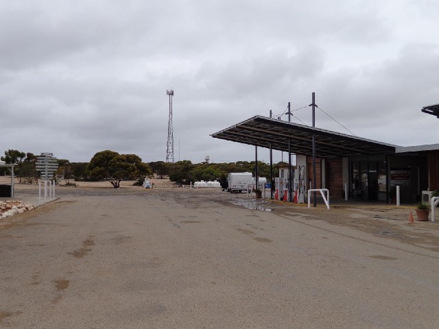 Eucla is slightly more than a roadhouse. There's also a second motel, and the ruins of an old telegr...