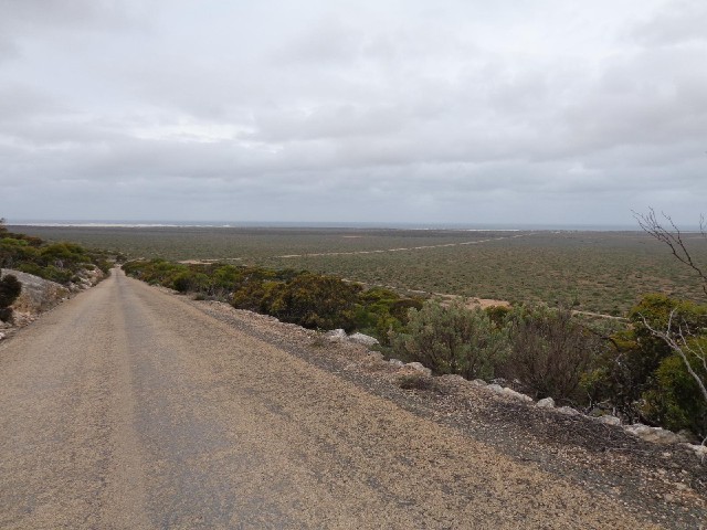 ... and this is the road to the old telegraph station. I started to walk until I saw a sign saying h...