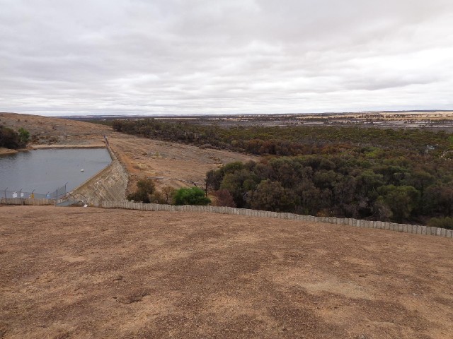 The reservoir and the view.