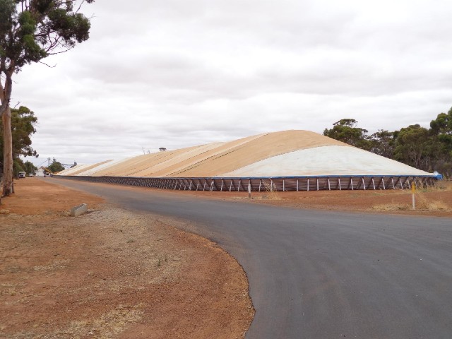 You do get grain silos in Western Australia but you also get a lot of these containers.
