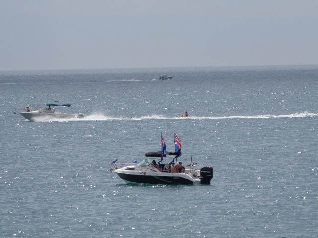 Boats off Mandurah.