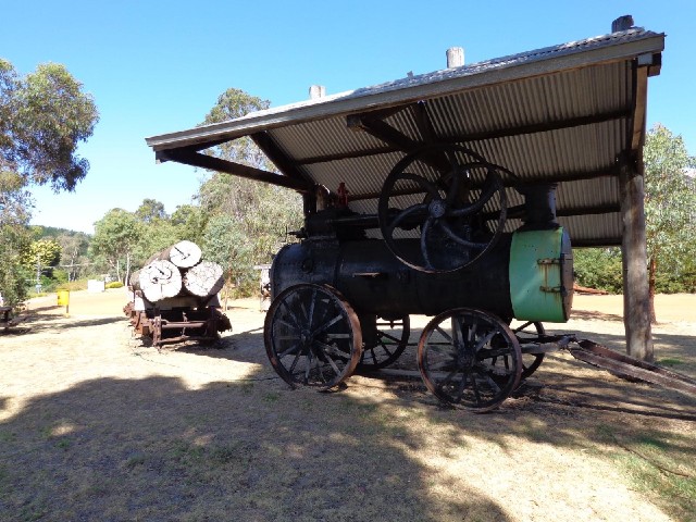 More old machinery on display.