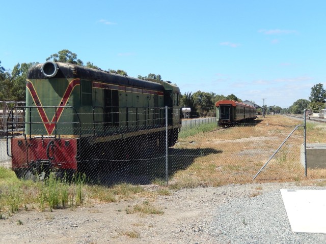 Pinjarra claims to be famous for its steam trains but I never saw one. This is the closest thing.