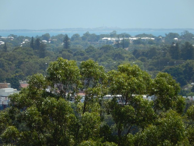 You can just about see Rottnest Island from here.