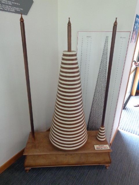 Inside Puzzling Wolrld. This Tower of Hanoi might take a while.