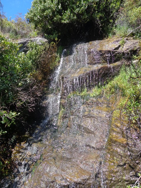 A gentler waterfall.