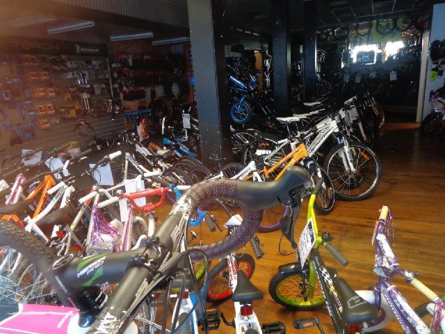 Here's a piece of luck. It turns out that there is a bike shop right next door to my hotel. The prob...