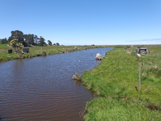 A river which is popular with anglers.