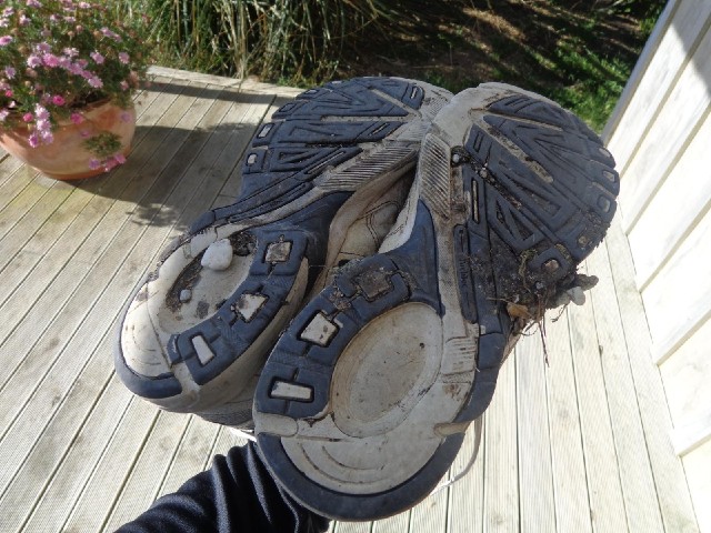 A sign said that I should remove my shoes before entering the cabin. when I did, I found quite a lot...