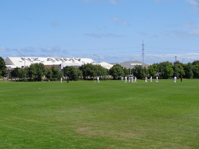 Cricket in Dunedin.
