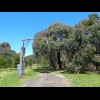 Here, the rail trail has diverted slightly. This track wasn't part of the railway so I don't know wh...