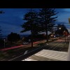 Napier in the evening. It goes dark noticeably earlier here than on the South Island.