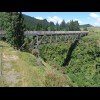 A railway bridge over the Matahorua River.