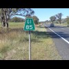 These roadside markers in New South Wales are rather like the ones which I saw along that disused ra...