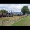 The coal train crawling into Werris Creek. I saw a few coal trains during the day; full ones and emp...
