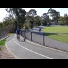 At this time of day, all the commuters on the cycle lane are going in the same way as the cyclists o...