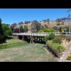 The Belubula River is a little stream babbling through the central section of this bridge but it loo...