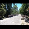 The old bridge at Avenel, built in about 1869. The noticeboard talks a bit about the bridge and a bi...