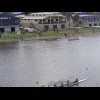 A regatta taking place on the Barwon river. It surprised me at first but of course this is effective...
