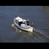 An empty water taxi.