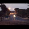 A rather poor photograph of the first few hundred metres of the mighty Stuart Highway, the one which...
