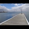 Geelong Harbour in Corio Bay, which is a part of Port Philip Bay, Melbourne's giant natural harbour.
