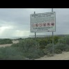 A bit more of the coast and a warning about the checkpoint at the state border. Earlier, when I pass...