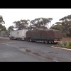 Just another lorry. Three-unit road trains would be a much more common sight later today than previo...