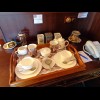 This tea service looks as comprehensive as the one I had in that other grand room in Springwood. Thi...