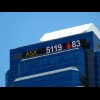 This building constantly shows the latest price of the Australian stock market index.