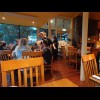 The customers and staff in the Mexican restaurant, like everybody else, were very friendly.